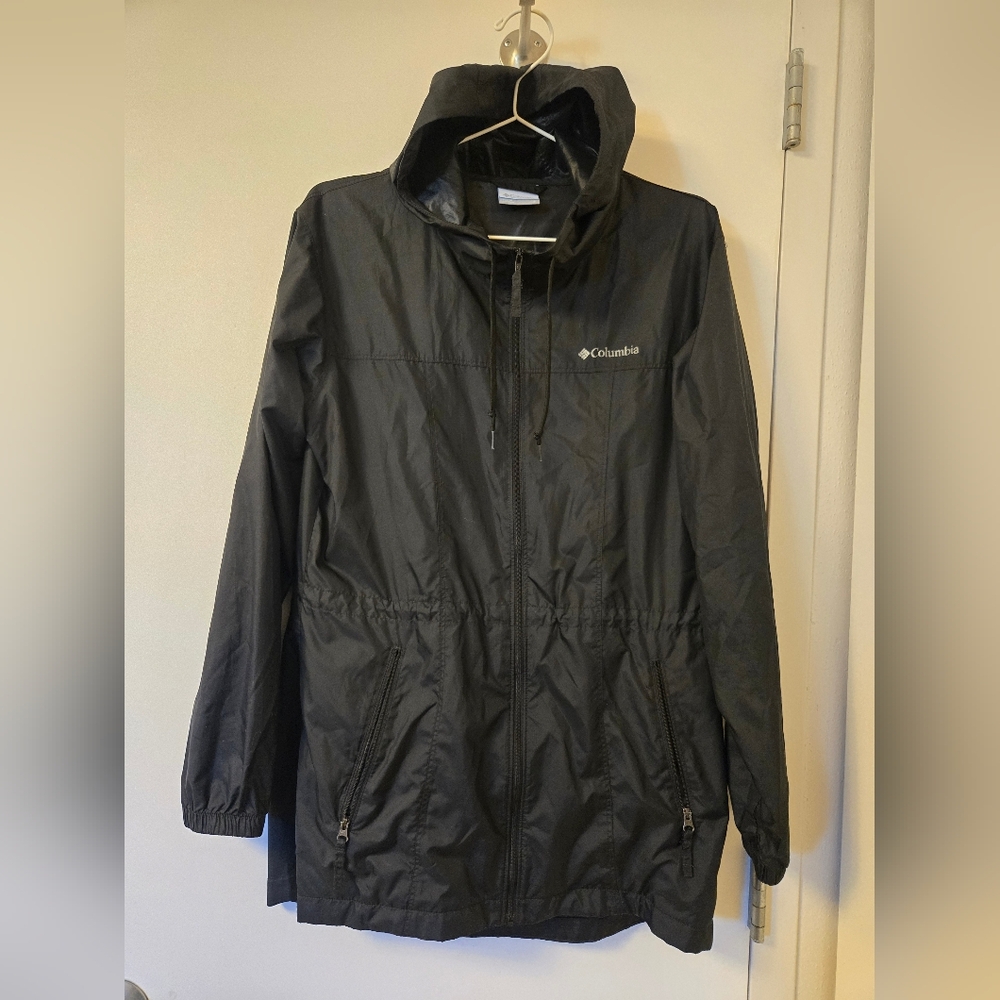 Columbia Black Women's Light Jacket With Hood